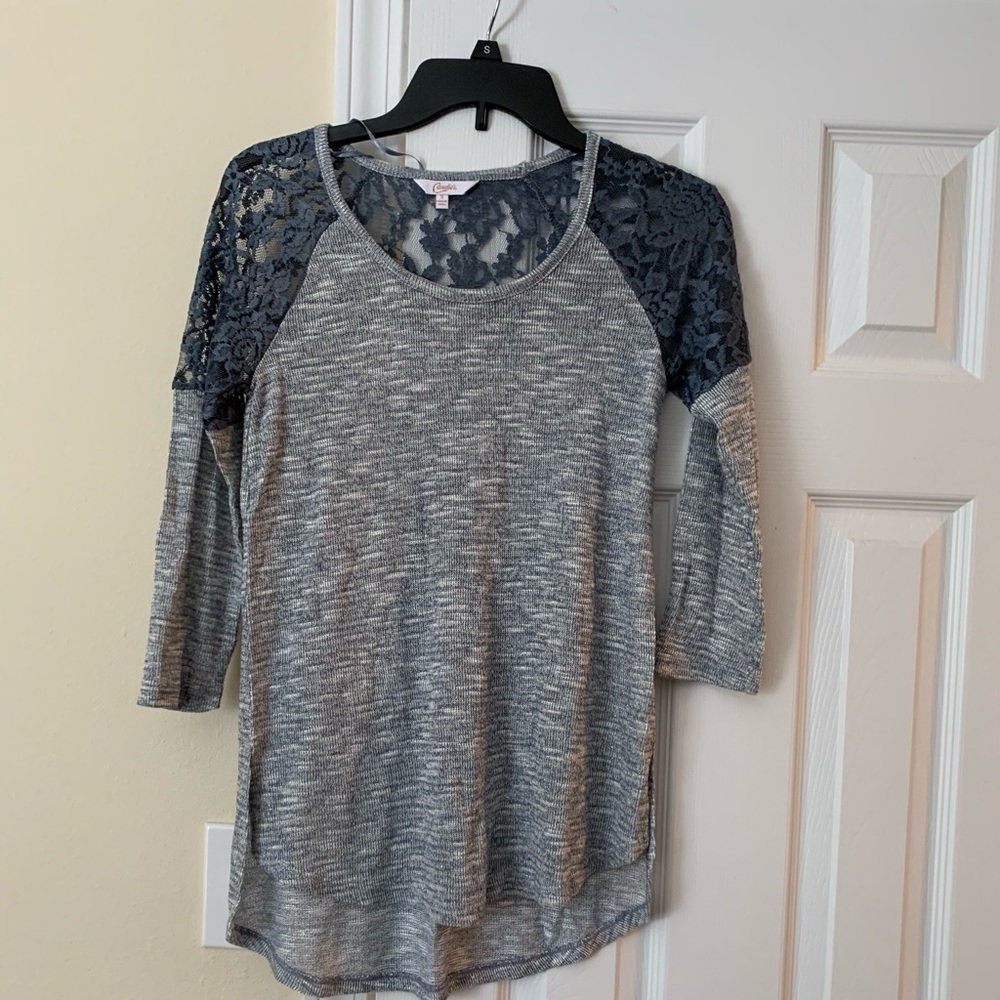 Lace sweater
